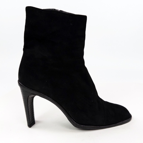 Vintage Joan Helpern Suede Ankle Boots Booties - Picture 2 of 6